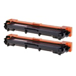 2 Black Laser Toner Cartridges compatible with Brother DCP-9015CDW & HL-3150CDW
