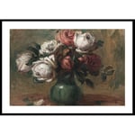 Gallerix Poster Roses In A Vase By Auguste Renoir 30x40 5108-30x40
