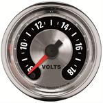 Autometer AUTO1282 voltmätare, 52mm, 8-18 V, elektrisk
