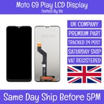 Moto Motorola G9 Play XT2083 LCD Screen Display Touch Digitizer Black