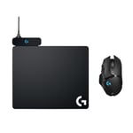 Logitech G502 LIGHTSPEED Wireless Gaming Mouse,HERO 16K Sensor,11 Programmable Buttons + G PowerPlay Wireless Charging Mouse Pad,Compatible with G Pro/ G903/ G703/ G502 LIGHTSPEED Gaming Mice - Black