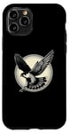 iPhone 11 Pro Flying Peregrine Falcon Bird Graphic Art Design Case