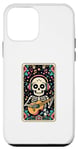 Coque pour iPhone 12 mini The Guitar Player Musicien Tarot Carte Halloween Squelette