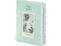 Loveinstant Fotoalbum 64 St. För Fujifilm Instax Mini 12 11 40 9 8 7S Evo Liplay Link 2 Se / Pastellgrön