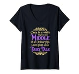 Womens Once in a While, Right in The Middle of an Ordinary Life V-Neck T-Shirt