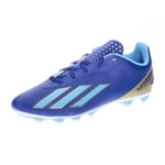 adidas X Crazyfast Messi Club Flexible Ground Boots Sneaker, Lucid Blue/Blue Burst/Cloud White, 12 UK Child