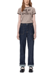 Nudie Jeans Eve Bad At Sport T-Shirt Beige