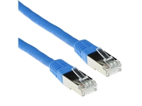 ACT Blue 15 meter LSZH SFTP CAT6 patch cable with RJ45 connectors