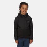 Regatta Kids' Highton Full Zip Fleece Black, Size: 5-6 yrs