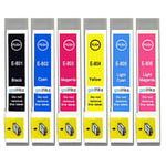 Go Inks 1 Set of 6 Ink Cartridges to replace Epson T0807 Compatible/non-OEM for Epson Stylus Photo Printers (6 Inks),Black/Cyan/Magenta/Yellow/Light Cyan/Light Magenta