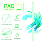 Stylet Tactile Pad avec Rejection Paume,Magnetic Adsorption &Tilt-Sensing Stylo Pad,Pad Pencil Stylus Pen for (2018-2020) Pad Pro (11/12.9''),Pad 6e/7e Gen,Pad Air 3e Gen,Pad Mini 5e Gen (green)