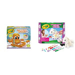 CRAYOLA Spin 'n' Swirl Oscar the Octopus | Place Multiple Pens in Oscars Arms and Watch Him Draw Spiral Art All by Himself! & Colour 'n' Style Unicorn | Colour Your Own Unicorn Again and Again