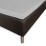Lakan i bambu-formsytt lakan 180x200x8 cm - Ljusgrå - 100% bambu - Lakan för bäddmadrass