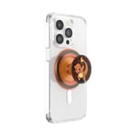 PopSockets: PopGrip Round pour MagSafe - Anneau Adaptateur pour MagSafe Inclus - Support et Poignée pour Smartphone et Coques avec Un Top Interchangeable - Pokémon - Charmander Flame