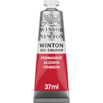 Winsor & Newton 37ml Winton Oil Colour Tube - Permanent Alizarin Crimson,1414468