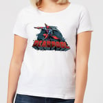 Marvel Deadpool Sword Logo Women's T-Shirt - White - M - White