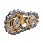 Mcottage Fingertips Toy decompression artifact Sprocket Chains Decompression Fingertips Toy Metal Chain Toothed Fingertip Toys Sprocket and Gears Spinner