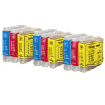 9 C/M/Y Ink Cartridges to replace Brother LC970 & LC1000 non-OEM /Compatible