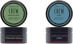 American Crew 2-Piece Styling Set with Fiber & Forming Cream (2 x 85g) Medium t