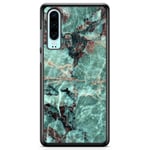 Bjornberry Hårdskal Huawei P30 - Grön Marmor
