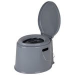 Bo-Camp Portabel toalett 7 L grå 428679
