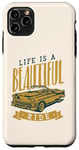 Coque pour iPhone 11 Pro Max La vie est une belle balade Voitures classiques Voitures anciennes Roadster