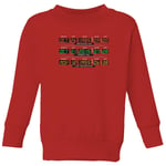 Back To The Future Destination Clock Kids' Sweatshirt - Red - 9-10 Years - Red