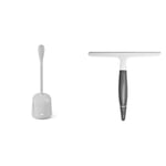 OXO Good Grips Compact Toilet Brush & Canister - Gray, Pack of 1 and Good Grips Wiper Blade Squeegee