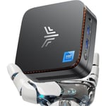 Mini PC NiPoGi E1 jusqu'à 3,6 GHz 16 Go DDR4 1To SSD E1 Mini Ordinateur de Bureau Dual Display 4K60Hz UHD HDMI 2.0+DP 1.4/Gigabit