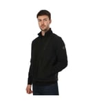 Timberland Mens Water-Resistant Hybrid Jacket in Black - Size Small