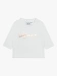 BOSS Baby Logo Long Sleeve T-Shirt, White
