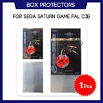 1 Pc - Boîte De Protection Pour Sega Saturn Game Pal, Étui En Plastique Transparent De Rechange Sur Mesure