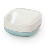 Joseph Joseph Bathroom Slim Compact Soap Dish Ventilated Tray Holder, White/Blue