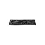 Logitech K270 Keyboard Wireless RF Black USB Interface Compatible 920-003052