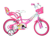 Dino Bikes 144R-PSS Disney Princess Kids Bicycle, Pink
