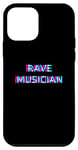 Coque pour iPhone 12 mini Rave Musician Techno EDM Music Maker Festival Composer Raver