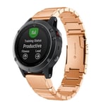 Garmin Fenix 5S Klockarmband i Stål - Roséguld