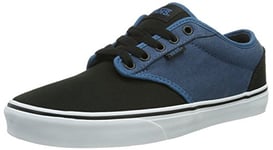 Vans Men's Atwood Low-Top Sneakers, Black Moroccan Blue, 6 UK