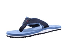 Tommy Hilfiger Men Sporty Beach Sandal Flip-Flops Pool Slides, Blue (Blue Coast), 40 EU