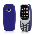 Nokia 3310 Enfärgat Skal - Mörk Blå