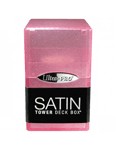Deck Box Satin Tower Glitter Pink