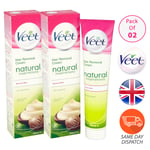 Veet Natural Inspirations Hair Removal Cream Normal Skin 200mlx2 Shea Butter