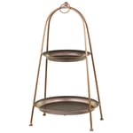 Chic Antique Denmark Etagere Våningsfat Mässing