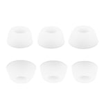 6 Pairs Soft Earbuds Ear Tips Plug for Huawei FreeBuds Pro Earphones White
