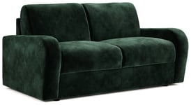 Jay-Be Deco Velvet 2 Seater Sofa Bed - Dark Green