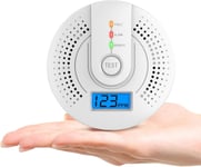 Digital Carbon Monoxide Detector Alarm Battery Powered Warning Alarm Sensor LED
