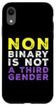 Coque pour iPhone XR Le non-binaire n'est pas un troisième genre | Non binaire Enby Pride