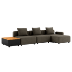 Cobana Lounge Sofa – 4 setersmodul w/ Patio Storage Table