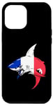 Coque pour iPhone 12 Pro Max Drapeau France Requin Fierté Drapeau Français Racines France Souvenir