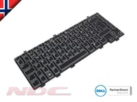 NEW Genuine Dell Alienware M15x NORWEGIAN Keyboard with AlienFX LED - 0WU806